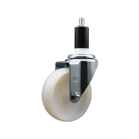 Service Caster 4'' Nylon Wheel Swivel 1-3/8'' Expanding Stem Caster SCC-EX20S414-NYS-138